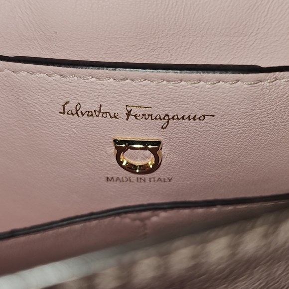 Salvatore Ferragamo New Bianco Calf Stampa Bat Margot - Picture 10 of 14